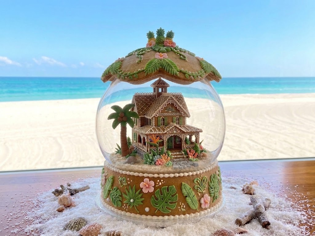 Florida-Themed Gingerbread Houses: Fun Christmas Ideas